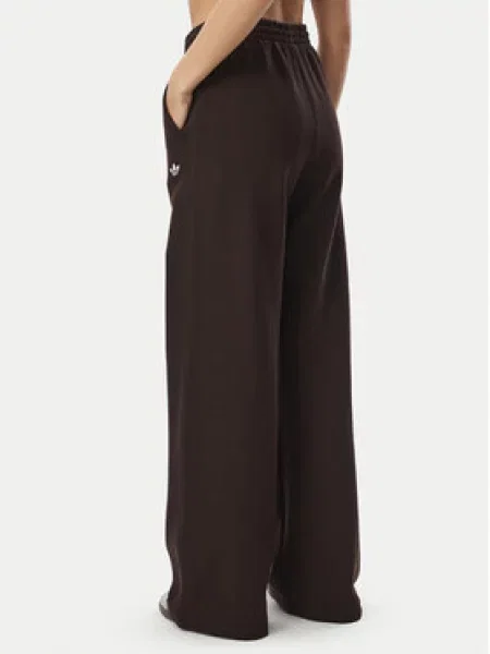 Adidas Spodnji del trenirke Essential Wide Leg rjava