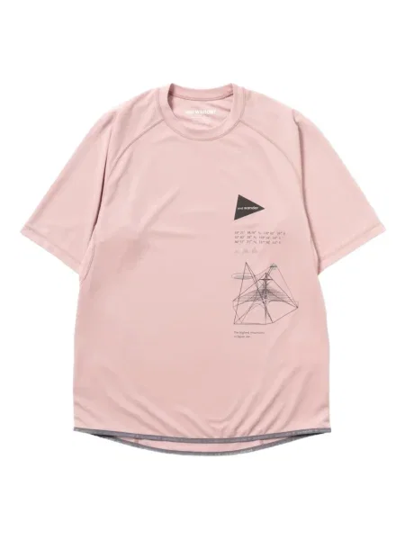 Tricou And Wander cu imagine roz