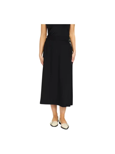 Spódnica 2-biz w kształcie litery A czarna
