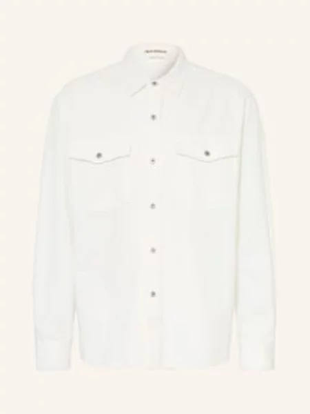 Jw Anderson Džínová Košile bílá