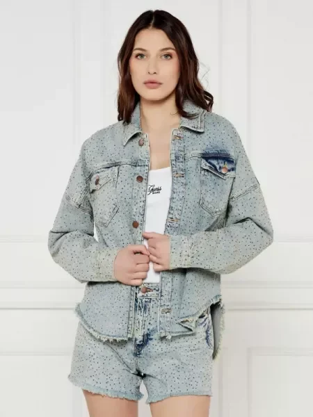 GUESS De blugi geacă albastru