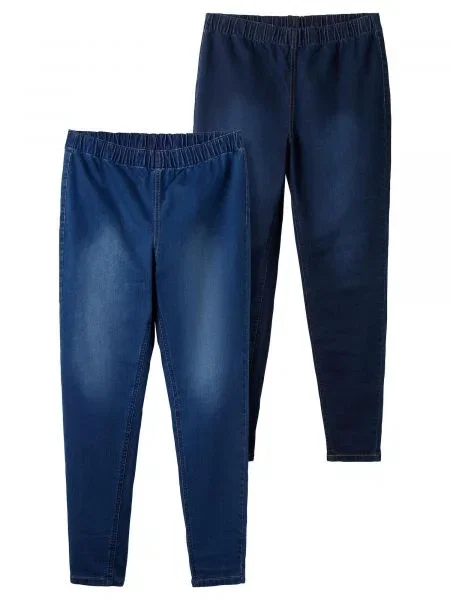 SHEEGO Jeggings denim albastru