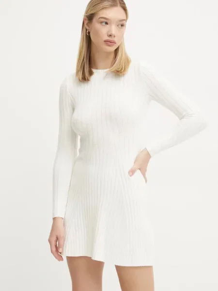 Šaty Hollister Co. mini béžová