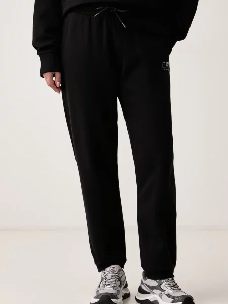 Emporio Armani melegítő szett női pamuttal fekete
