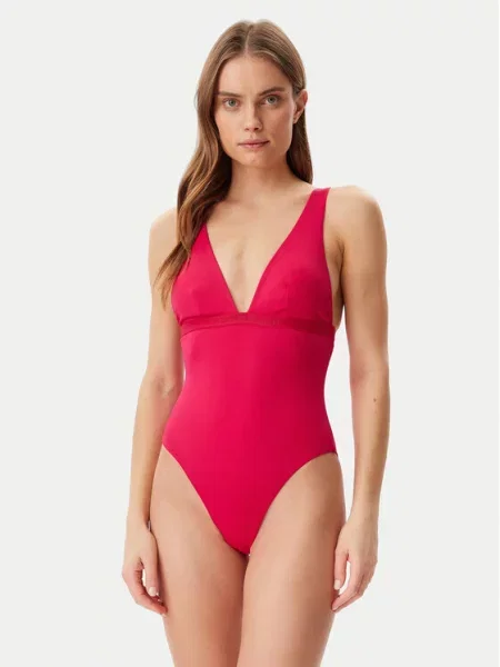 Tommy Hilfiger Maudymosi kostiumėlis rožinė