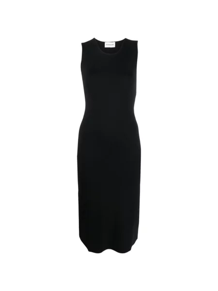 Dzianinowa sukienka midi Parosh do kolan czarna