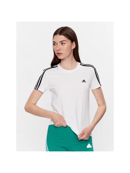 Csíkos ingruha Adidas fehér