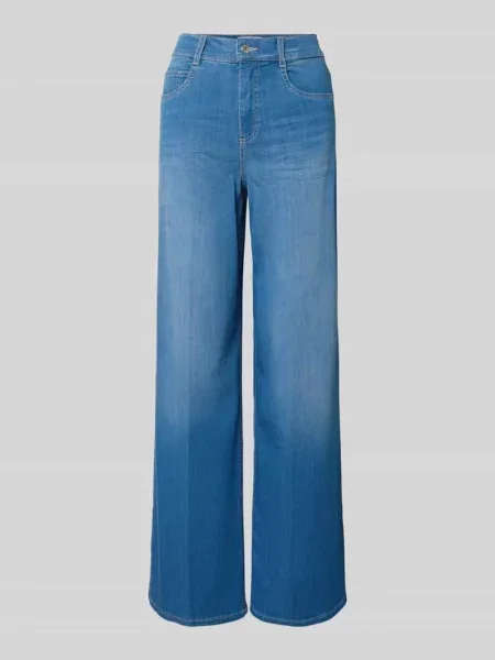 Jeansy z szeroką nogawką Model LIVA' Angels niebieskie