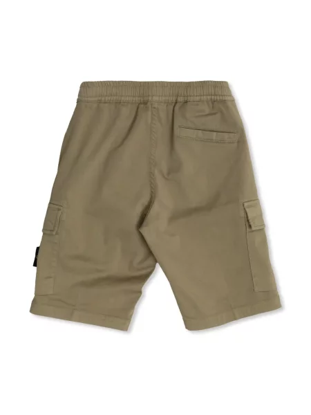 Bermudy dziecięce Stone Island brązowe
