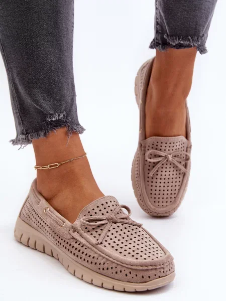 Mokasíny Vinceza béžová