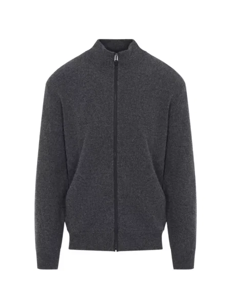 Cardigan Canali tricotate gri