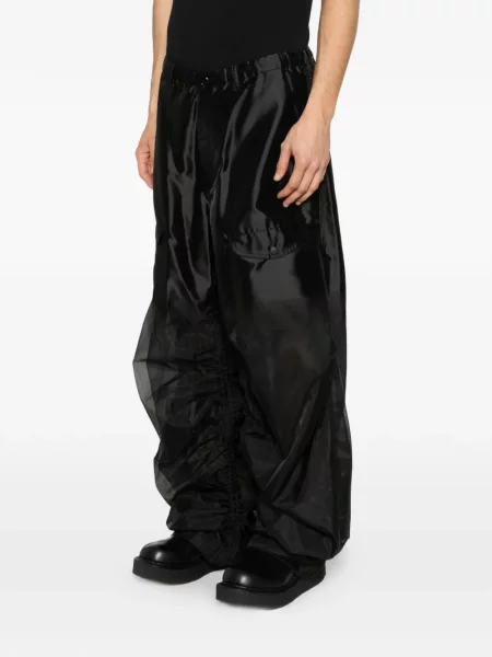 Cargo kalhoty Taakk se stahovací šňůrkou černé