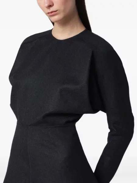 Rochie midi Victoria Beckham negru