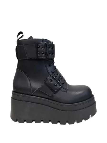 Botine Altercore cu platformă negru