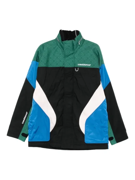 Geacă Casablanca cu imprimeu geometric negru