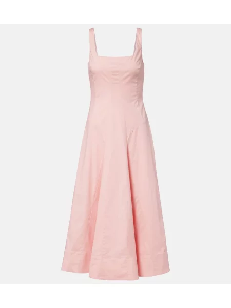 Rochie midi Staud de costum roz