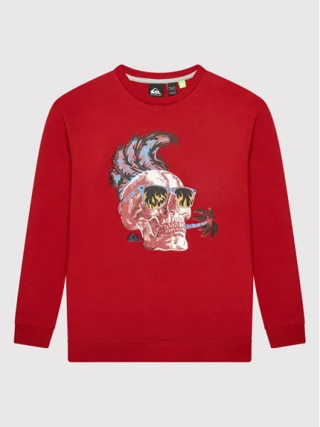 Quiksilver Суитшърт Smoke червен