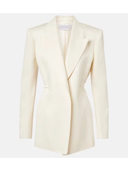 Sacou Gabriela Hearst de in alb