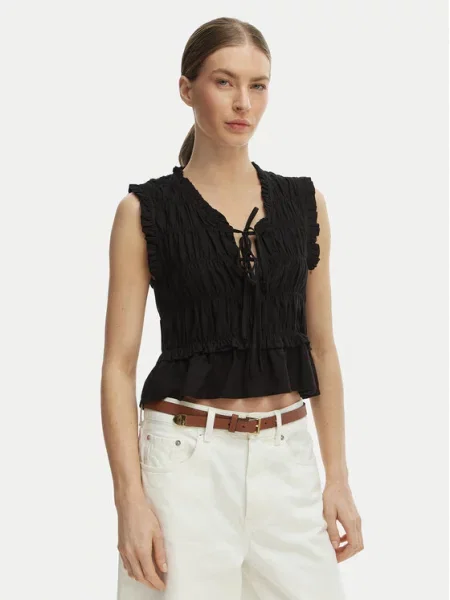 ONLY Bluză Goa negru