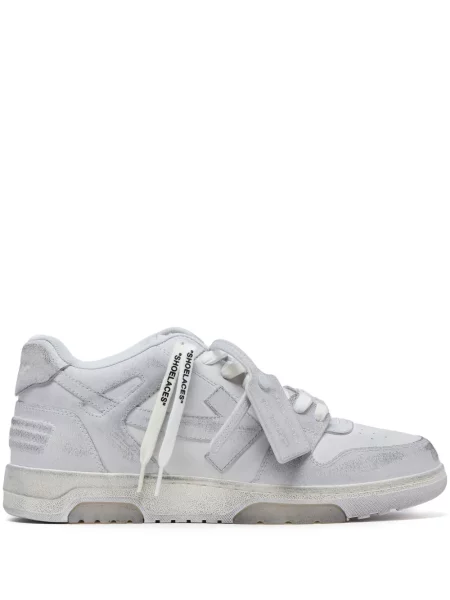 Sneakerși Off-white business alb