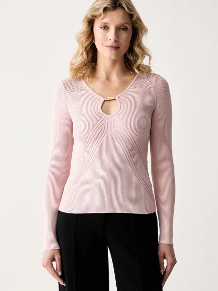 Marciano by Guess pulover pentru femei cu vâscoză JAMILA roz