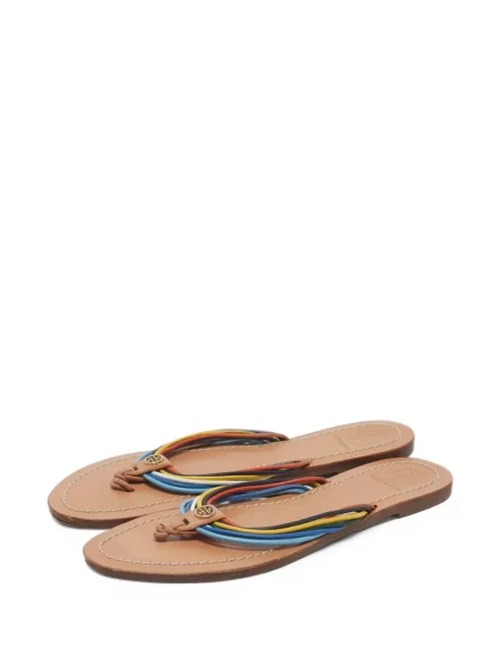 Sandale Tory Burch din piele fără toc