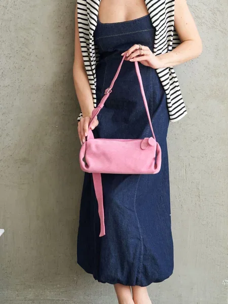 WeLassie Сумка shkrqna-zamsheva-zhnocha-sumka-mej-rozheva Шкіра рожевий