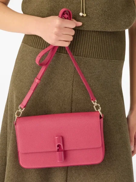 Body Furla cu autograf roz