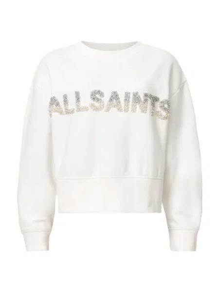 AllSaints hanorac din SEPARO cu imprimeu alb