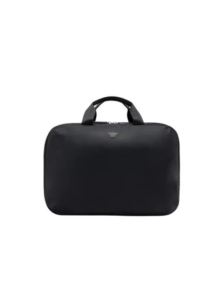 Emporio Armani Torebki Mężczyzna ONE SIZE Skóra Torba podróżna czarny