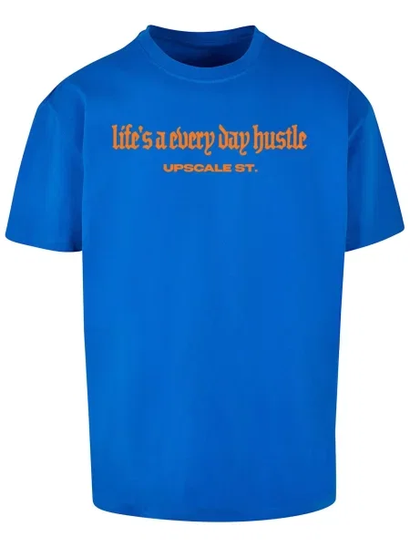 MT Upscale Póló Hustle homok / kobaltkék / világoslila / narancs fekete