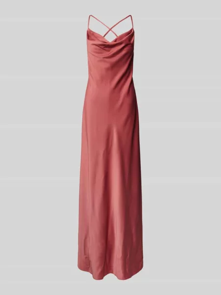 Sukienka wieczorowa V.m. elegancka brązowa