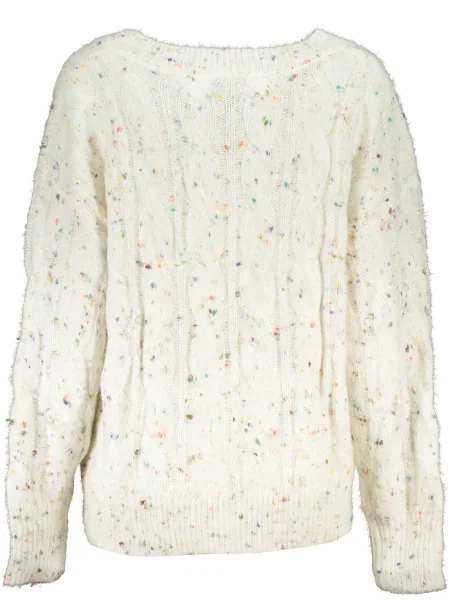 Pulover Desigual alb