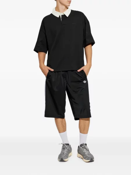 Tricou Adidas cu broderie cu model paisley roșu