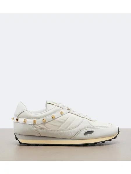 Sneakerși Valentino Garavani din piele alb