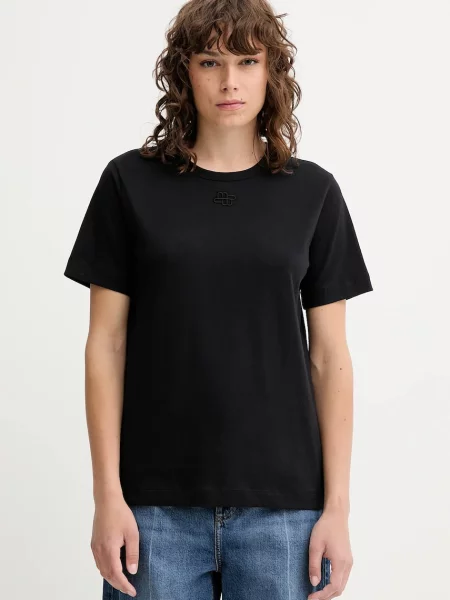 MUNTHE tricou din TYLIE negru