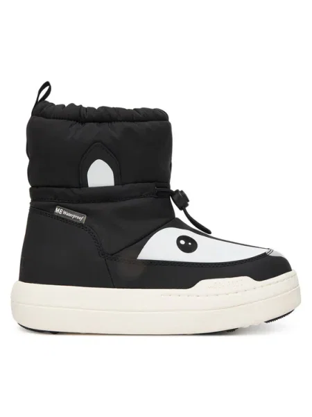 Snehule Moon Boot Mb Jr Park Tube Mid Animal Wp D čierna