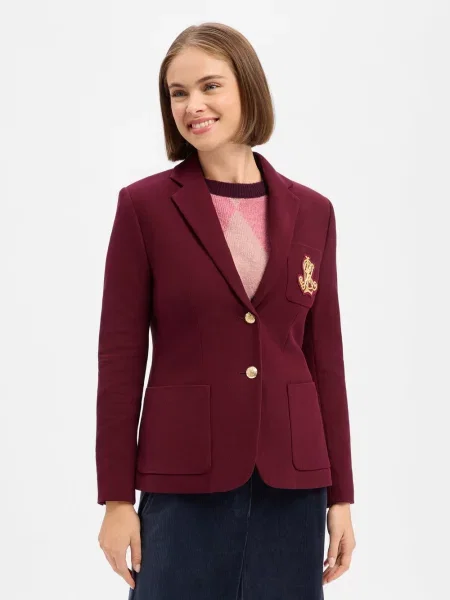 Lauren Ralph Lauren Blezer Kobiety S czerwony