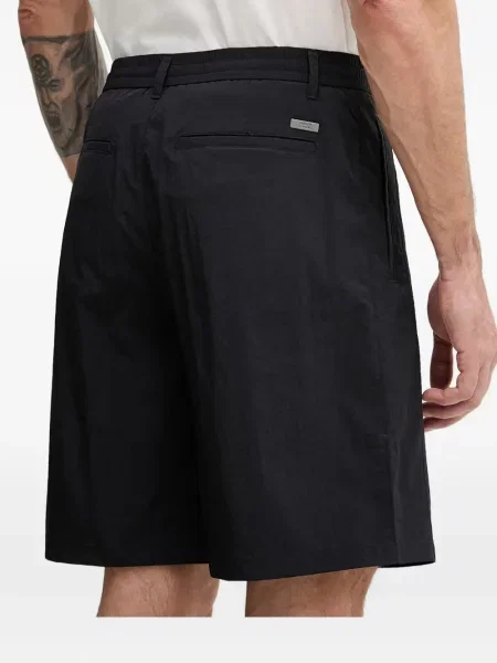 Pantaloni scurți Armani Exchange cu autograf negru