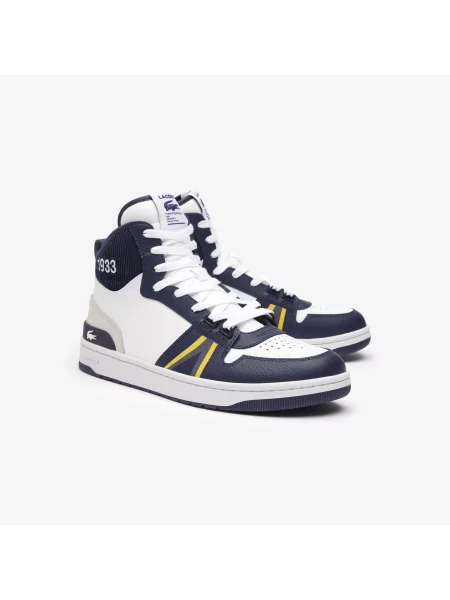 Lacoste Buty Sportowe Mid Leather białe