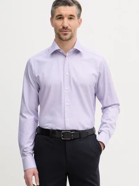 Eton cămașă din violet