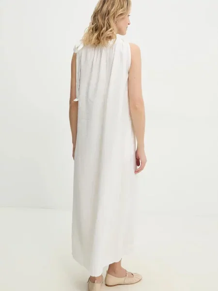 Answear Lab rochie maxi drept alb