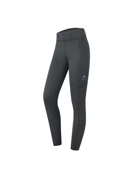 Legginsy jeździeckie z pełną przyczepnością ELT Ella szare