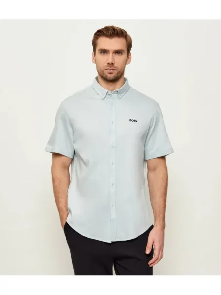 BOSS GREEN Cămașă ST_Motion S | stretch albastru