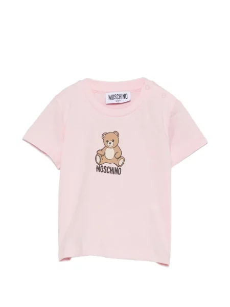 Dětské tričko Moschino růžové