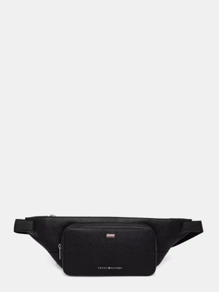 Geantă Tommy Hilfiger din piele negru