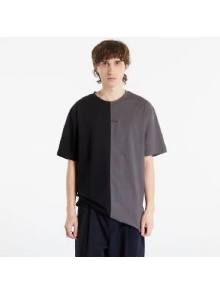 Tričko s krátkým rukávem Karl Kani Small Signature Split Tee Black/ Anthracite černé