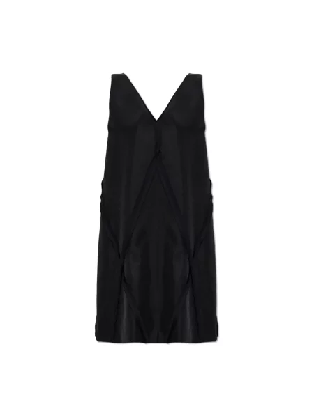 Krótka sukienka Mm6 Maison Margiela czarna