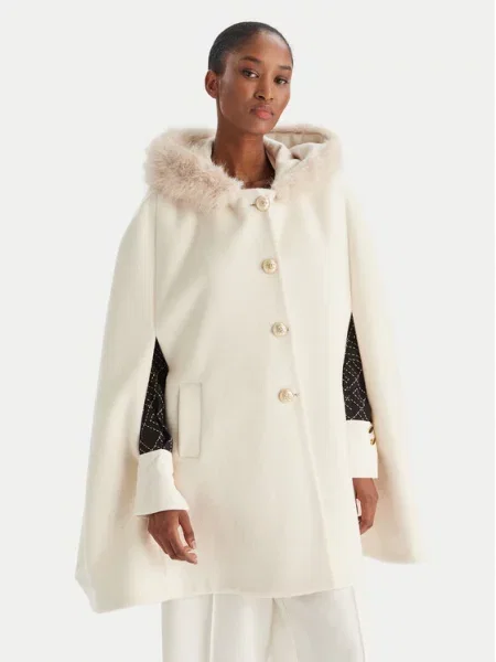 YES LONDON Вовняне пальто Écru