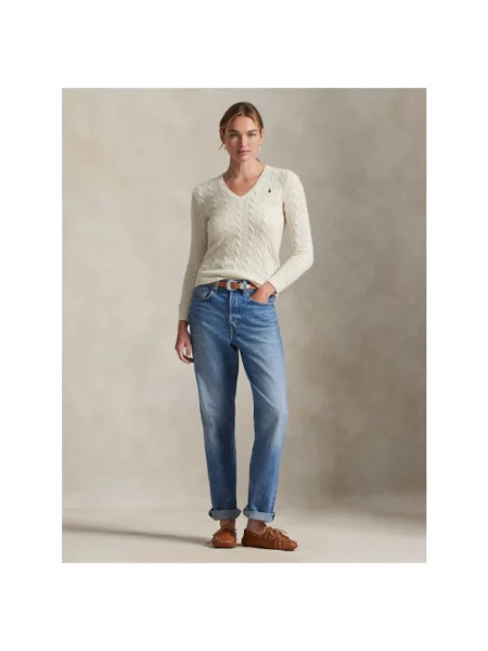 Polo Ralph Lauren Sweter Écru beżowy